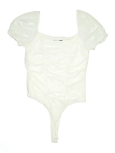 Pre-owned Assorted Brands Bodysuit In Ivory
