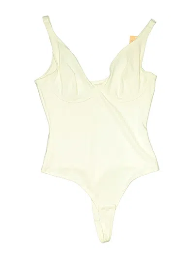 Pre-owned Assorted Brands Bodysuit In Ivory