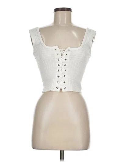 Pre-owned Assorted Brands Bodysuit In Ivory