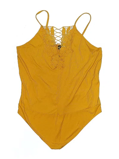 Pre-owned Assorted Brands Bodysuit In Orange