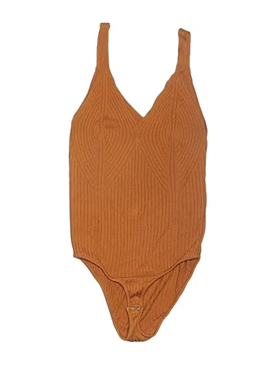 Pre-owned Assorted Brands Bodysuit In Orange