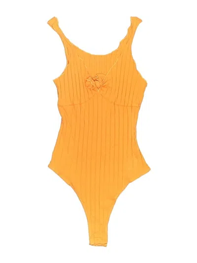 Pre-owned Assorted Brands Bodysuit In Orange