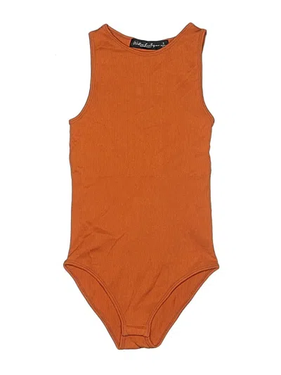 Pre-owned Assorted Brands Bodysuit In Orange