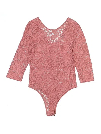 Pre-owned Assorted Brands Bodysuit In Pink