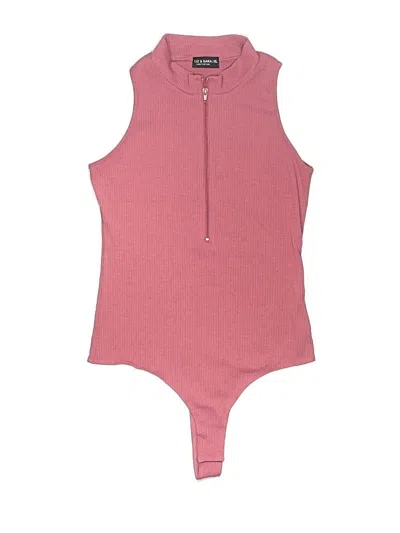 Pre-owned Assorted Brands Bodysuit In Pink