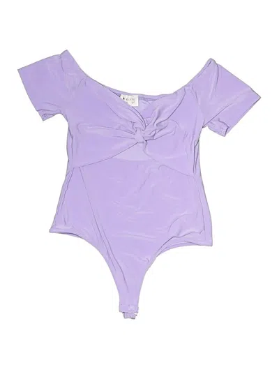 Pre-owned Assorted Brands Bodysuit In Purple