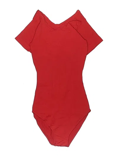 Pre-owned Assorted Brands Bodysuit In Red