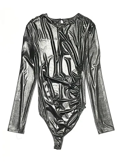Pre-owned Assorted Brands Bodysuit In Silver