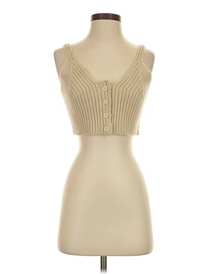 Pre-owned Assorted Brands Bodysuit In Tan