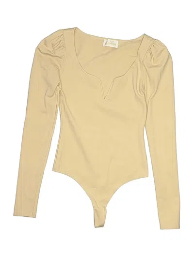 Pre-owned Assorted Brands Bodysuit In Tan