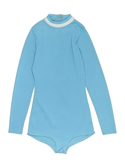 Pre-owned Assorted Brands Bodysuit In Teal