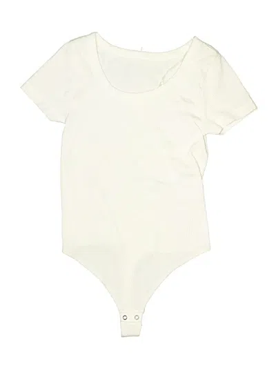 Pre-owned Assorted Brands Bodysuit In White