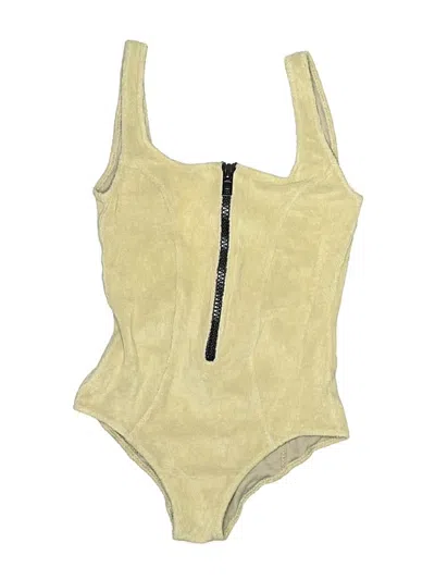 Pre-owned Assorted Brands Bodysuit In Yellow