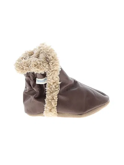 Pre-owned Assorted Brands Kids' Booties In Brown