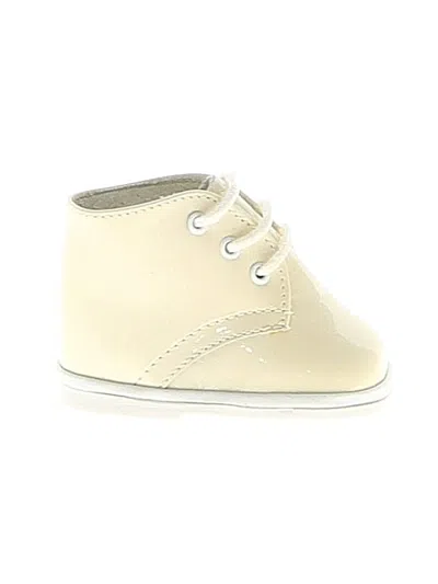 Pre-owned Assorted Brands Babies' Booties In Ivory