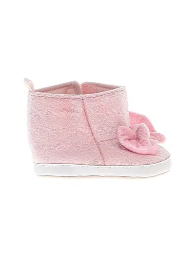 Pre-owned Assorted Brands Babies' Booties In Pink