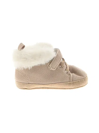Pre-owned Assorted Brands Kids' Booties In Tan