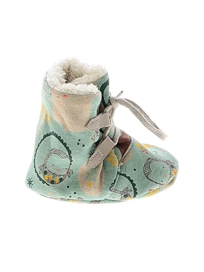 Pre-owned Assorted Brands Babies' Booties In Teal