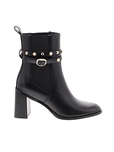 Pre-owned Assorted Brands Boots In Black