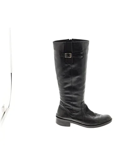 Pre-owned Assorted Brands Boots In Black