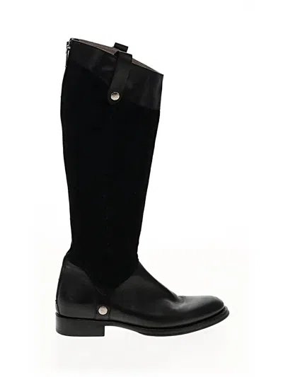 Pre-owned Assorted Brands Boots In Black