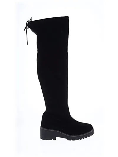 Pre-owned Assorted Brands Boots In Black