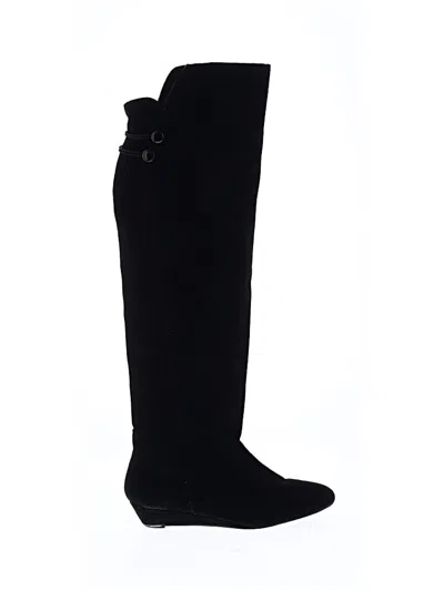 Pre-owned Assorted Brands Boots In Black