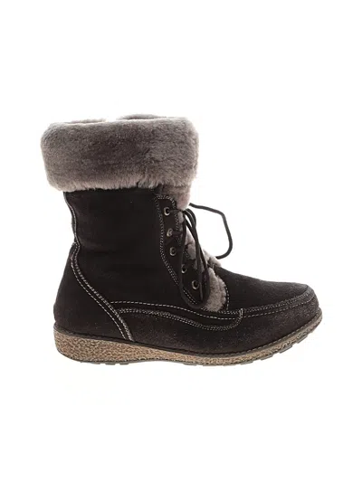 Pre-owned Assorted Brands Boots In Black
