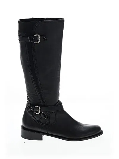 Pre-owned Assorted Brands Boots In Black