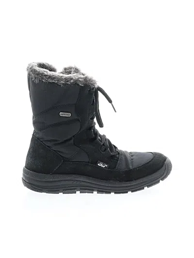 Pre-owned Assorted Brands Boots In Black