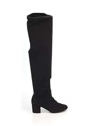 Pre-owned Assorted Brands Boots In Black