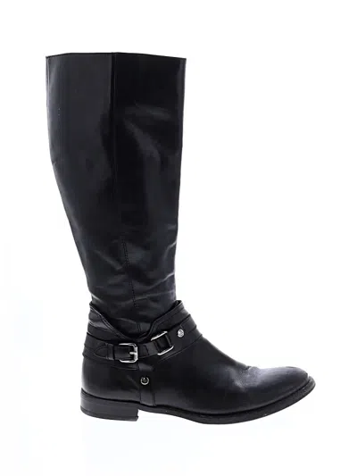 Pre-owned Assorted Brands Boots In Black