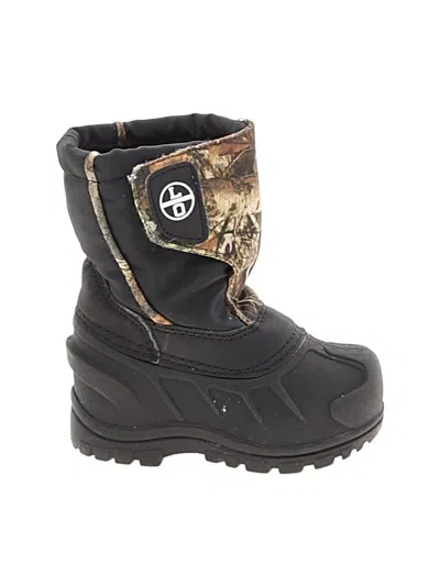 Pre-owned Assorted Brands Kids' Boots In Black