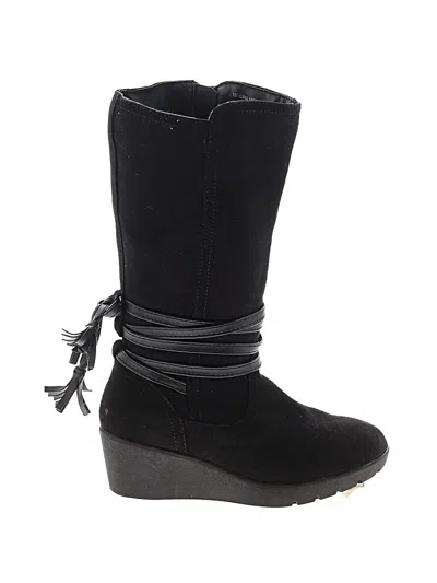 Pre-owned Assorted Brands Kids' Boots In Black
