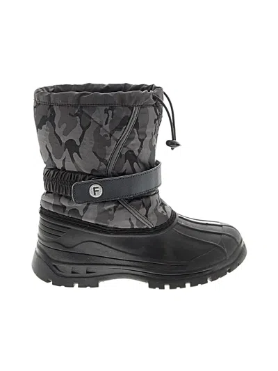 Pre-owned Assorted Brands Kids' Boots In Black