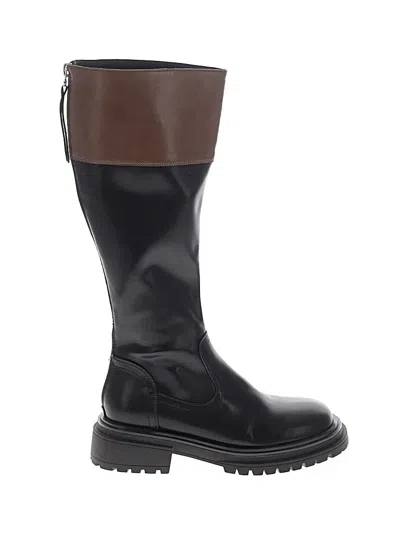 Pre-owned Assorted Brands Boots In Black