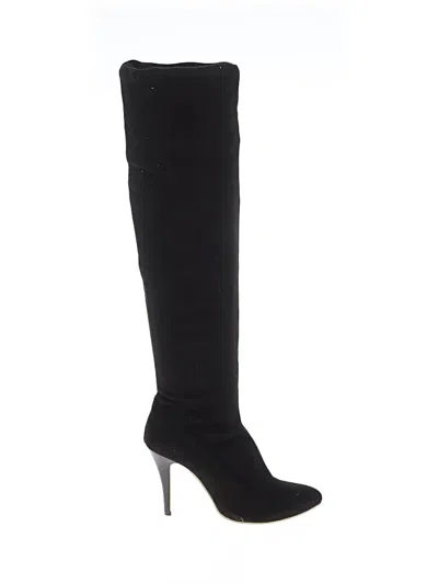 Pre-owned Assorted Brands Boots In Black