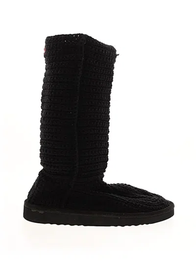 Pre-owned Assorted Brands Boots In Black