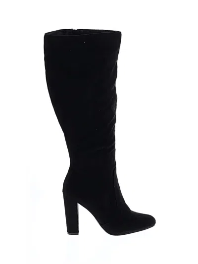 Pre-owned Assorted Brands Boots In Black