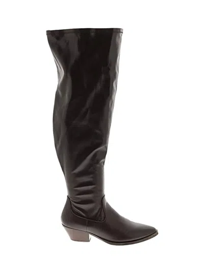 Pre-owned Assorted Brands Boots In Black