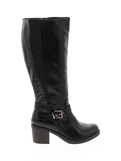 Pre-owned Assorted Brands Boots In Black