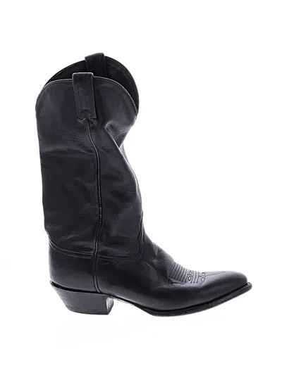 Pre-owned Assorted Brands Boots In Black