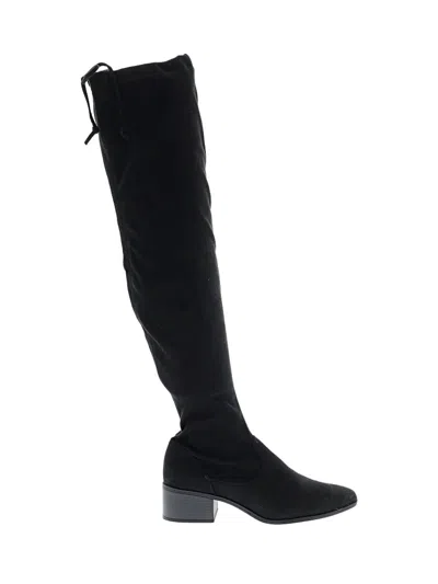 Pre-owned Assorted Brands Boots In Black