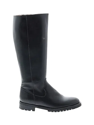 Pre-owned Assorted Brands Boots In Black