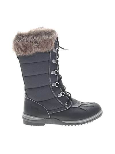 Pre-owned Assorted Brands Boots In Black