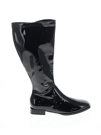 Pre-owned Assorted Brands Boots In Black