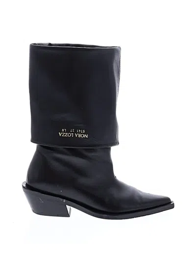 Pre-owned Assorted Brands Boots In Black