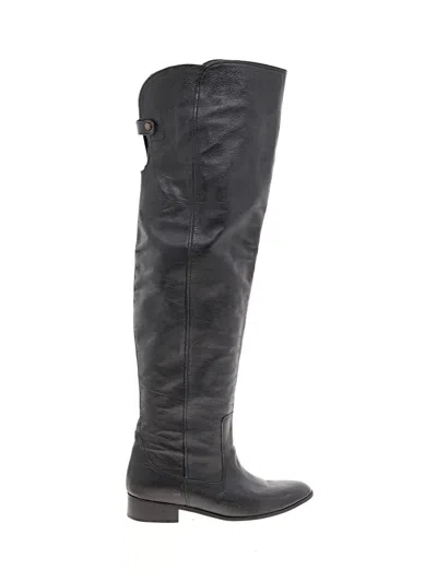 Pre-owned Assorted Brands Boots In Black
