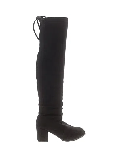 Pre-owned Assorted Brands Boots In Black