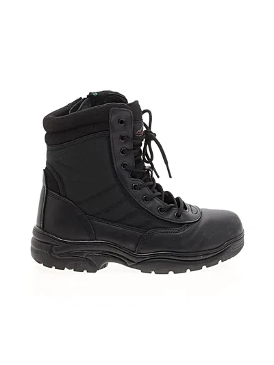 Pre-owned Assorted Brands Boots In Black